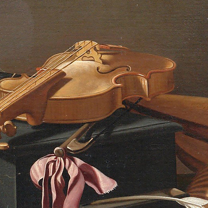 Natura morta con strumenti musicali