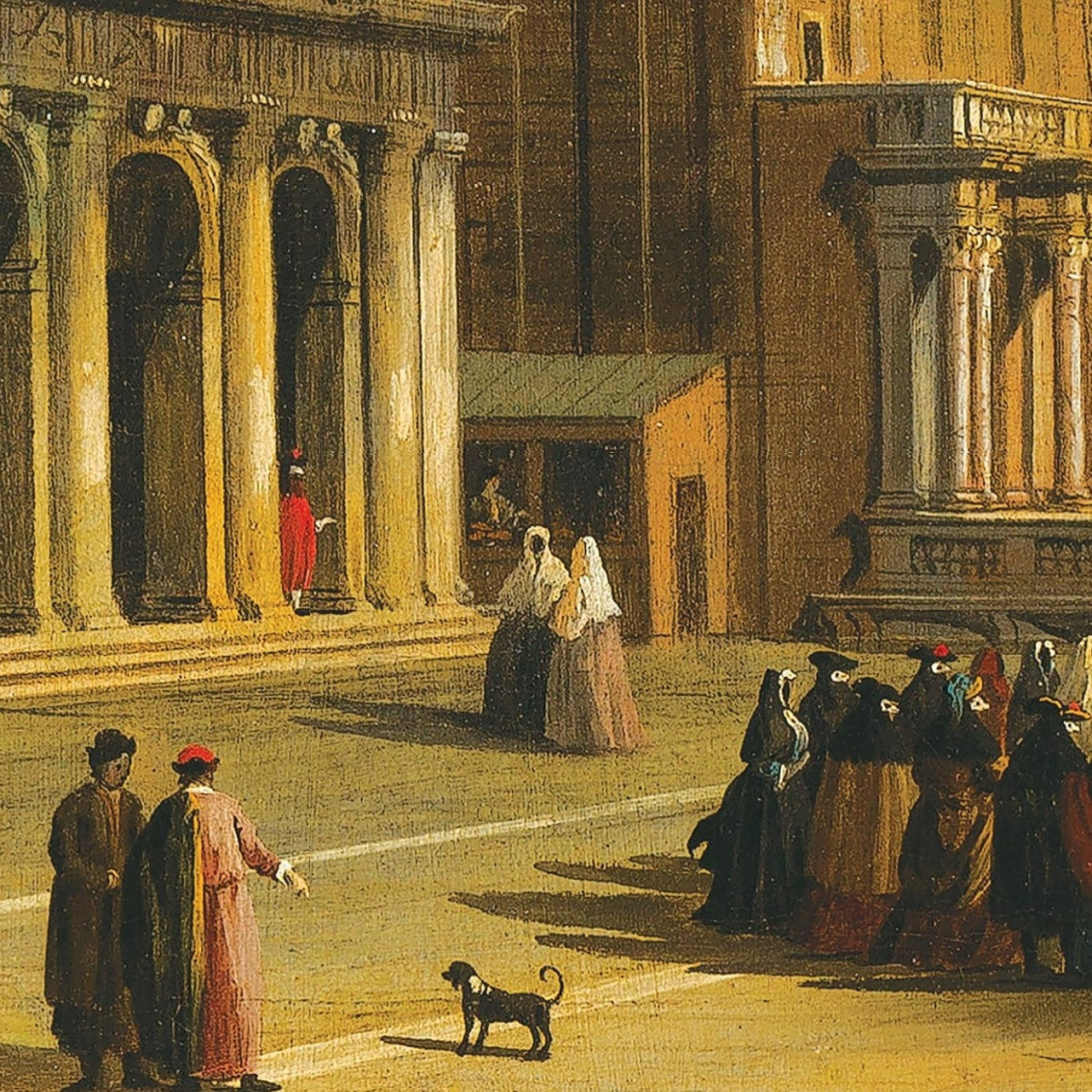 Venezia, la Piazzetta che guarda verso la Torre dell'Orologio