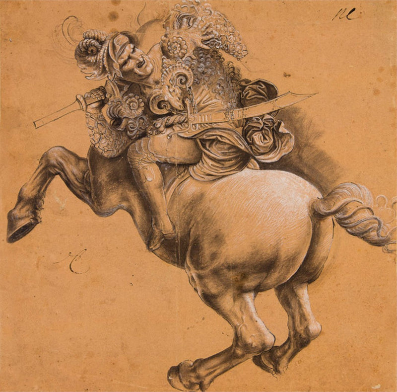 Leonardo da Vinci, Cavaliere, Battagli d’Anghiari studio