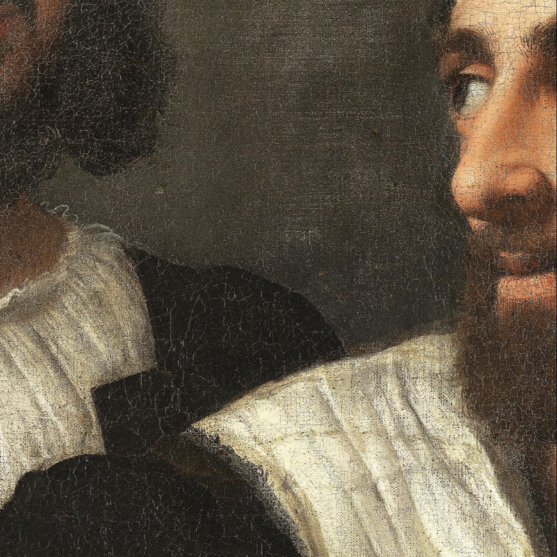 Raffaello, autoritratto con un amico