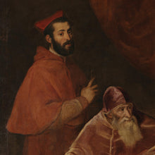 Ritratto di Paolo III con i nipoti Alessandro e Ottavio Farnese